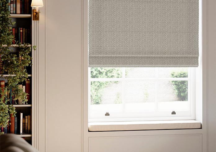 Bellavelle Chevron, Evergreen - Roman Blind - Image 5